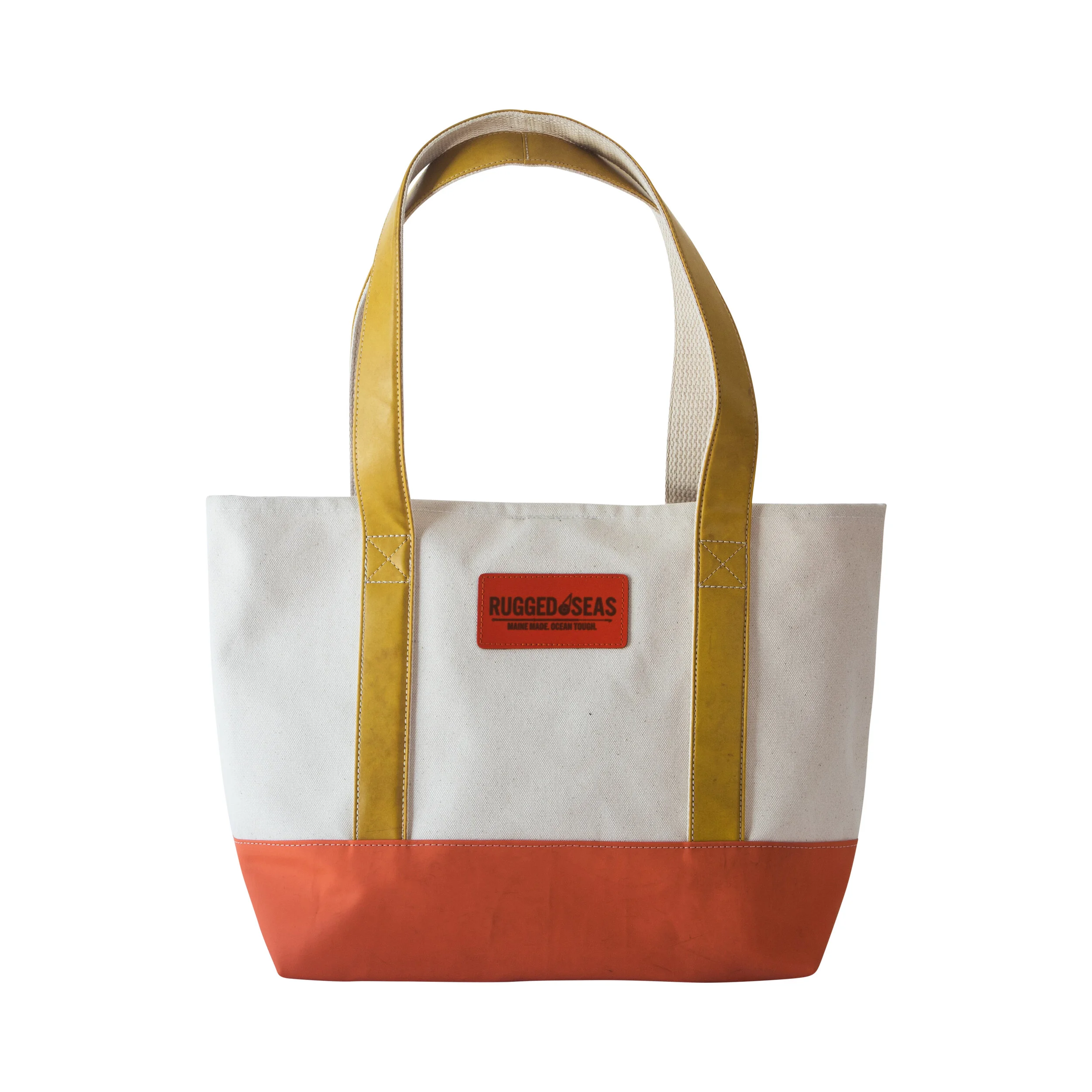 The Seaworthy Tote- Yellow/ Orange — RUGGED SEAS